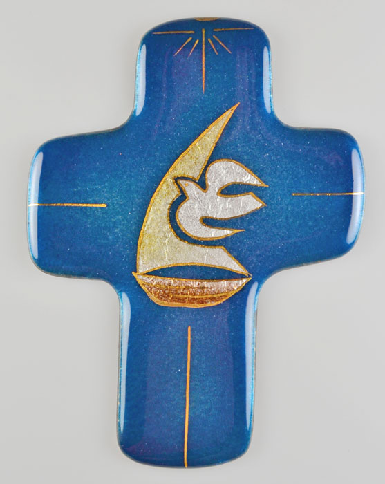Croix Esprit Saint Luxe Carrée Emaux du Liban (pic 2)