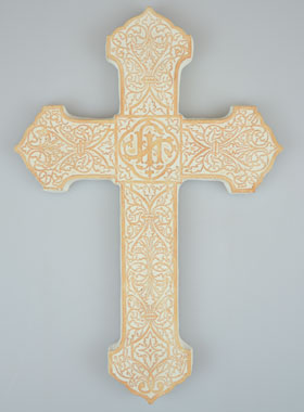 Croix Religieuse en Plâtre 20 cm (pic 1)