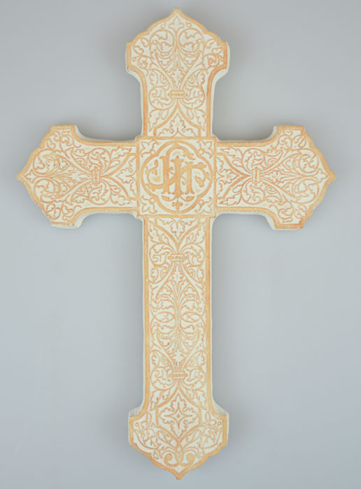 Croix Religieuse en Plâtre 20 cm (pic 2)