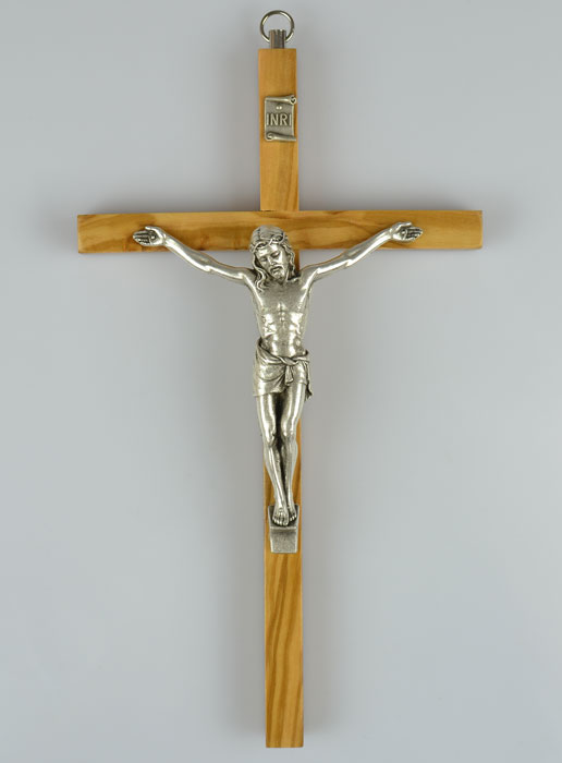 Crucifix en Bois d'Olivier - 20 cm (pic 2)