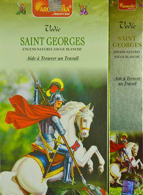 Encens Bâtonnets Saint Georges - Aromatika 15 gr (pic 1)