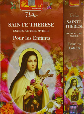 Encens Bâtonnets Sainte Thérèse de Lisieux - Aromatika 15 gr (pic 1)