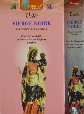 Encens Bâtonnets Sainte Vierge Noire - Aromatika 15 gr (pic 1)