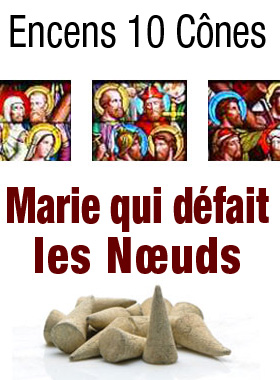 Encens Vierge Marie qui défait les Noeuds en Cones (pic 1)