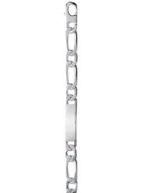 Gourmette Homme en Argent - Maille Figaro 6mm (pic 1)