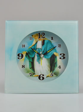 Horloge de la Vierge Miraculeuse - 12 cm (pic 1)