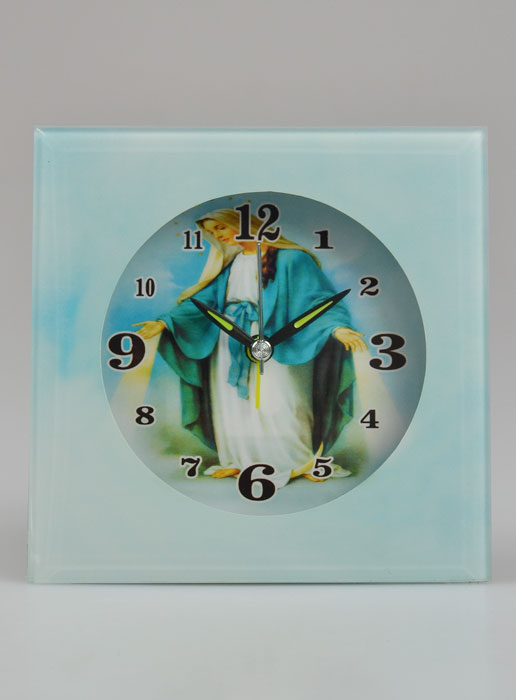 Horloge de la Vierge Miraculeuse - 12 cm (pic 2)