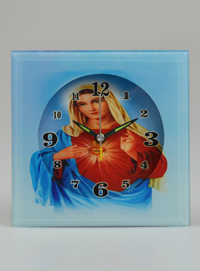 Horloge du Sacré Coeur de Marie - 12 cm (pic 1)