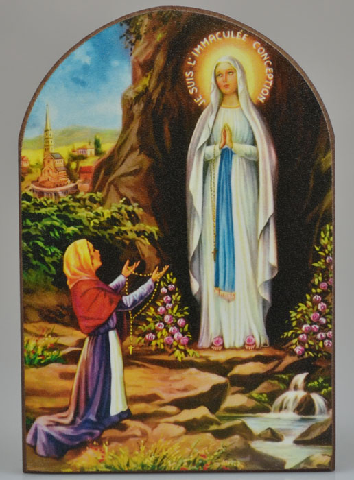 Icône Apparitions Notre Dame de Lourdes (pic 2)
