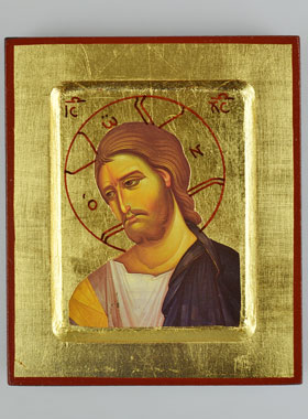 Icône Byzantine de Jésus-Christ Miséricordieux (pic 1)
