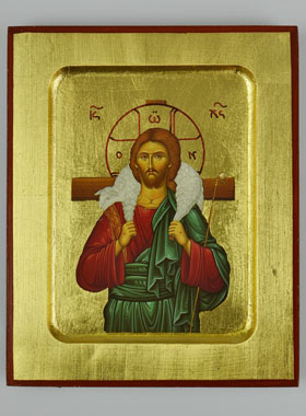 Icône Byzantine du Christ Bon Pasteur (pic 1)