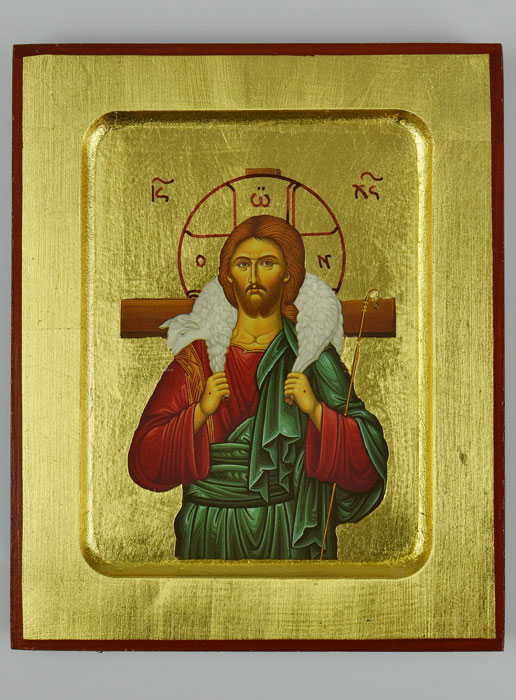Icône Byzantine du Christ Bon Pasteur (pic 2)