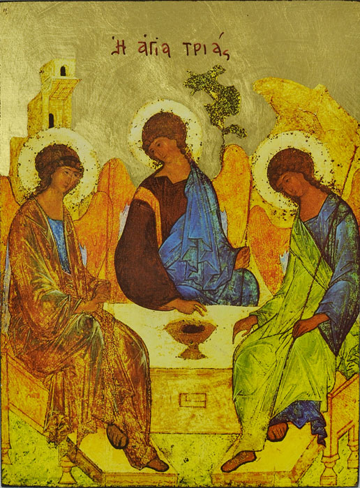 Icône Byzantine - La Sainte Trinité de Roublev (pic 2)