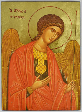 Icône Byzantine Saint Michel Archange (pic 1)