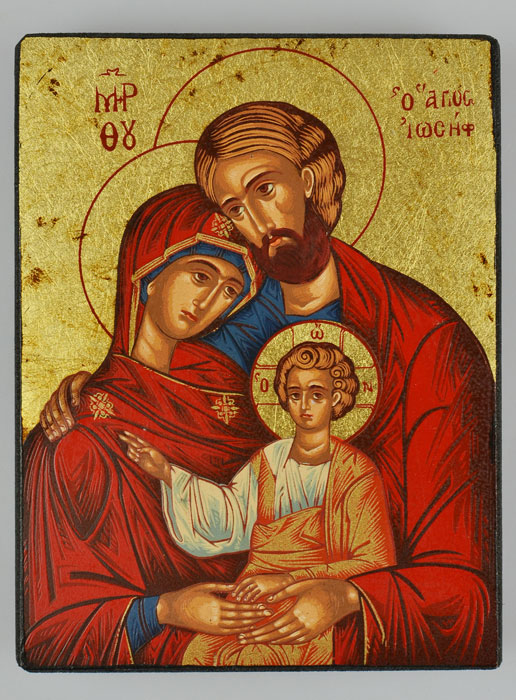 Icône de la Sainte Famille - Cadeau de Baptême (pic 2)