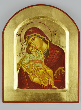 Icône de la Vierge de Tendresse - 17 cm (pic 1)