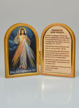 Icône Diptyque Christ de la Miséricorde Divine + Prière (pic 1)
