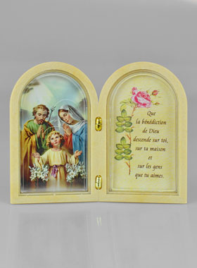 Icône Diptyque Sainte Famille + Prière de Bénédiction (pic 1)