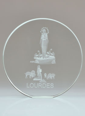 Icône Laser Notre Dame de Lourdes (pic 1)