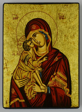 Icône Orthodoxe Vierge de Kazan 12 cm (pic 1)