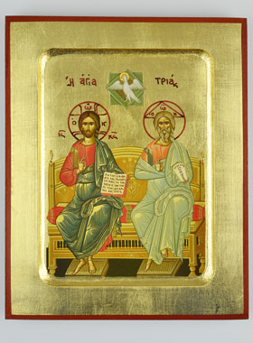 Icône Religieuse de la Sainte Trinité (pic 1)