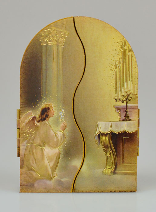 Icône Triptyque Saint Joseph - 12 cm (pic 3)