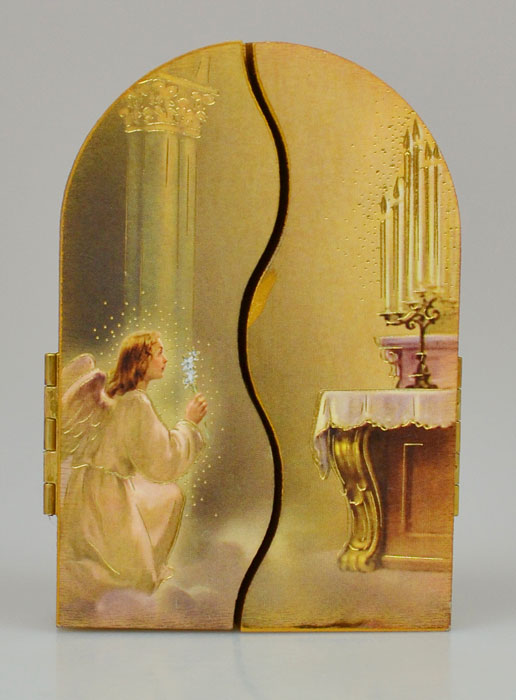 Icône Triptyque Sainte Thérèse de Lisieux - 12 cm (pic 3)