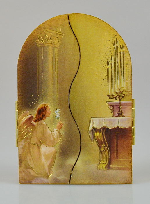 Icône Triptyque Vierge Miraculeuse - 12 cm (pic 3)