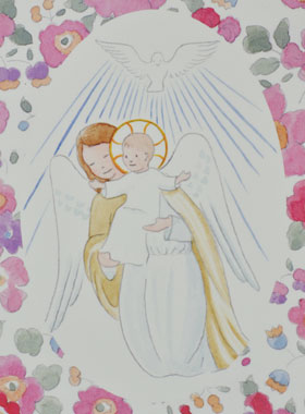 Image de Baptême - Ange-Gardien Protecteur et Esprit Saint (pic 1)