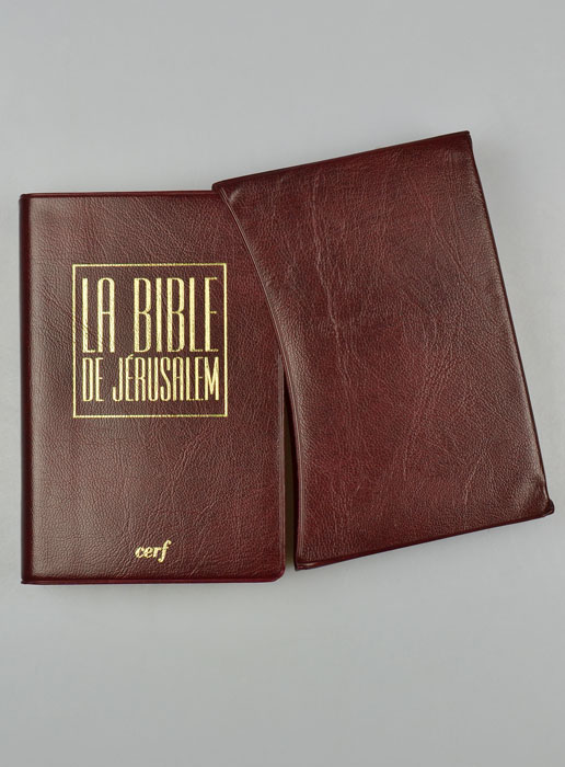 La Bible de Jérusalem - Format Poche bordeaux sous étui (pic 2)