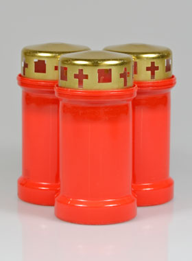 Lot de 3 Bougies de Cimetière (pic 1)