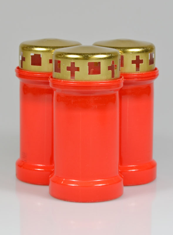 Lot de 3 Bougies de Cimetière (pic 2)