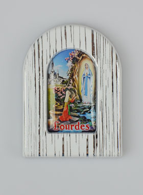 Magnet Aimanté Notre Dame de Lourdes - 6 cm (pic 1)