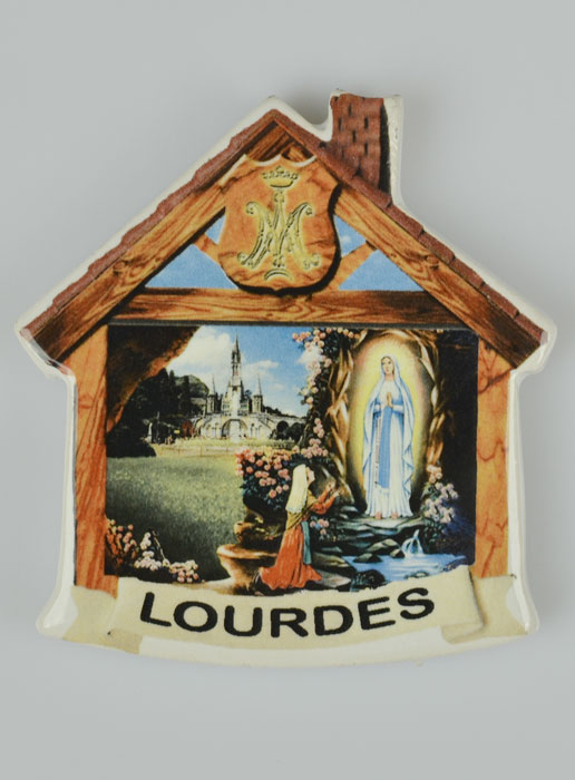 Magnet en Céramique de Notre Dame de Lourdes (pic 2)