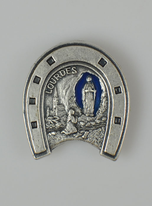 Magnet Fer à Cheval Notre Dame de Lourdes - 3 cm (pic 2)