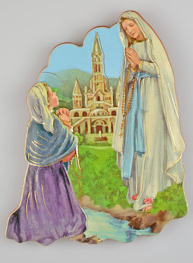 Magnet Notre Dame de Lourdes et Sainte Bernadette (pic 1)