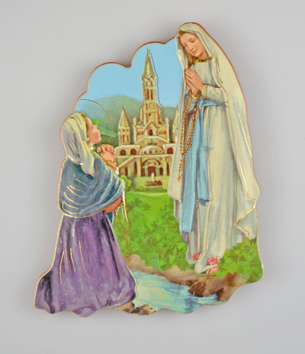 Magnet Notre Dame de Lourdes et Sainte Bernadette (pic 2)