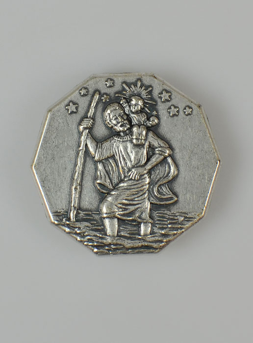 Magnet Religieux Saint Christophe - 3 cm (pic 2)