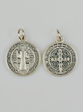 Médaille de Saint Benoît en Métal - 2cm (pic 1)
