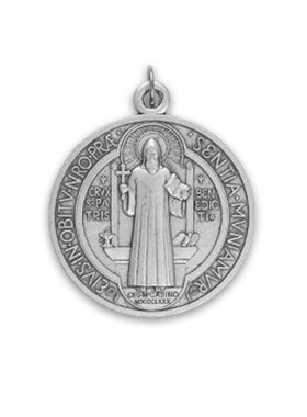 Médaille de Saint Benoît en Métal - 3.6 cm (pic 2)