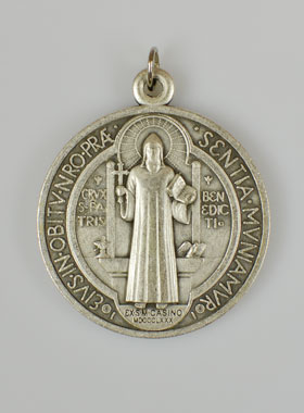 Médaille de Saint Benoît en Métal - 3,6 cm (pic 1)