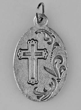 Médaille Religieuse Jésus-Christ Miséricordieux Argentée (pic 2)