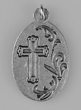 Médaille Religieuse Notre Dame de Fatima Argentée (pic 2)
