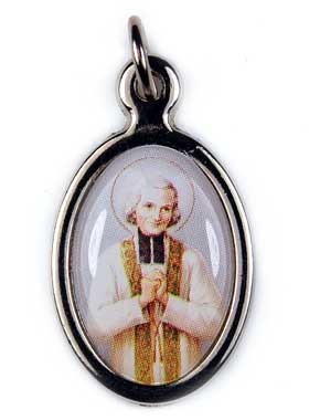Médaille Vermeil Poinçon Crabe Saint Jean-Marie Vianney Curé D'Ars - 0,32g - Occasion