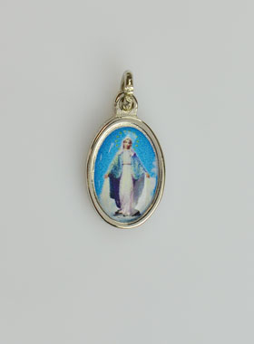 Médaille Vierge Miraculeuse Médaille Miraculeuse Argentée - 15mm (pic 1)