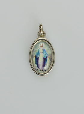 Médaille Vierge Miraculeuse Médaille Miraculeuse Argentée - 14 mm (pic 1)