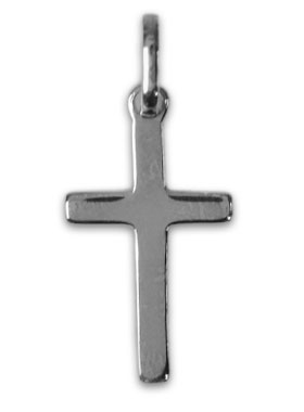 Pendentif Croix en Argent Massif 18 mm (pic 1)