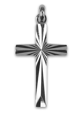 Pendentif Croix en Argent Massif 925/1000 (pic 1)