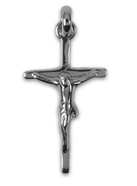 Pendentif Jésus-Christ en Argent Rhodié (pic 1)