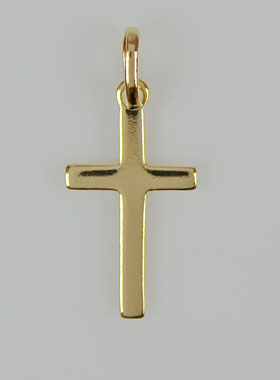 PENDENTIF Petite CROIX catholique Plaqué OR neuf PENDENTIF Petite CROIX catholique Plaqué OR neuf
